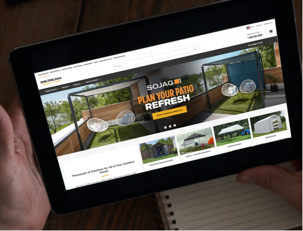 Shelterlogic & FindCanary Parter on new Adobe Commerce Multi-store Magento 2 Build